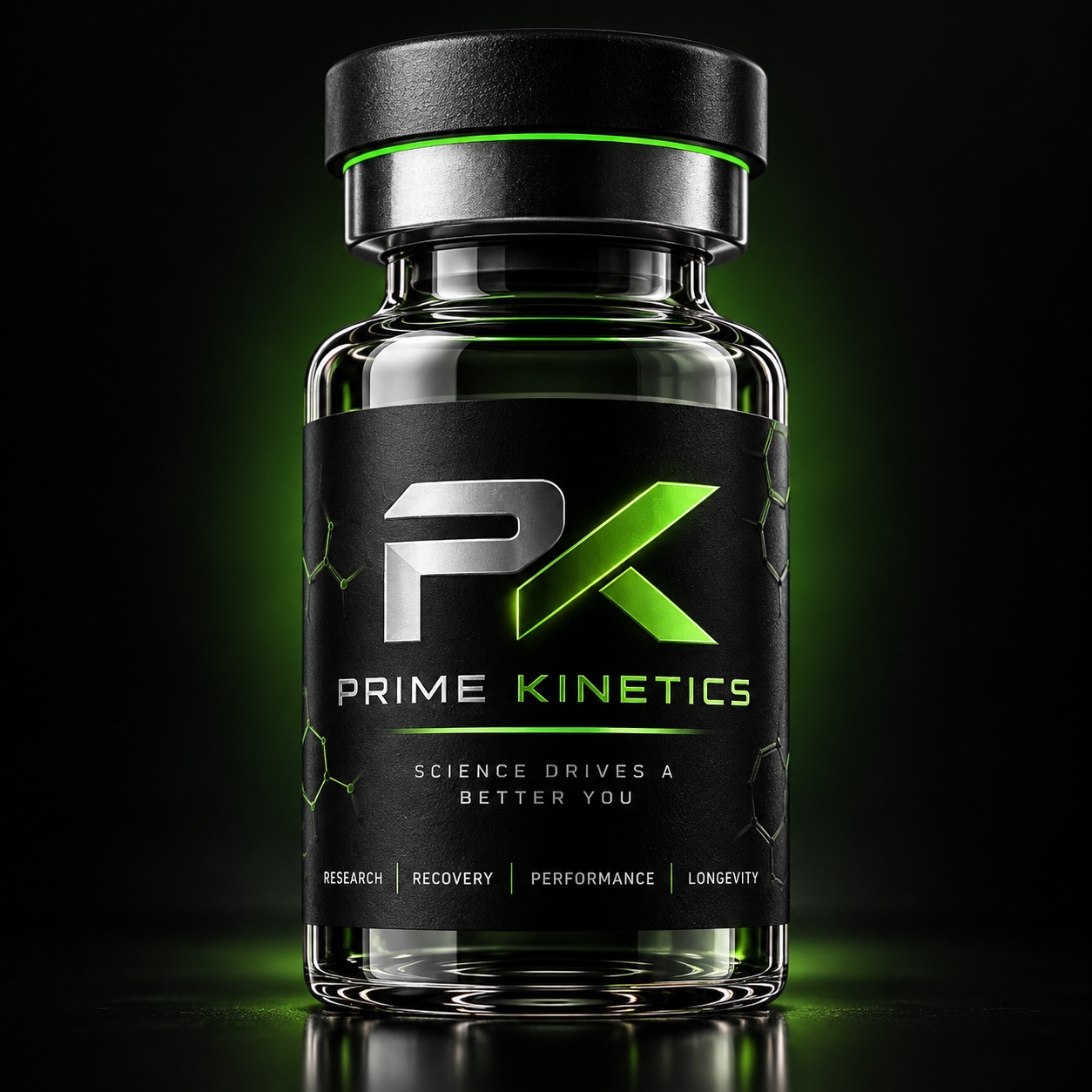 PrimeKinetics branded vial